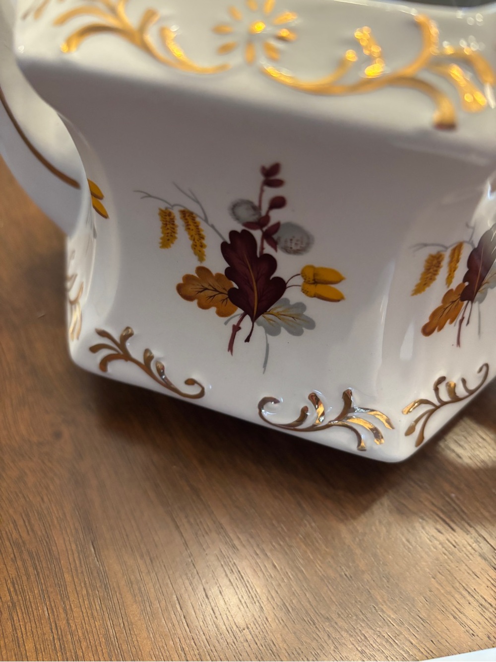 Ellgreave England, Wood and Sons Ironstone Vintage Tea Pot - Picture 4 of 7